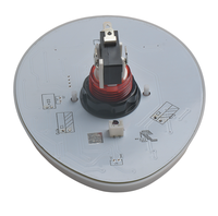Lampe tournant en forme d'œuf, de grande taille, 7 couleurs, bouton-poussoir LED pour Machine de jeux d'arcade, 2 pièces