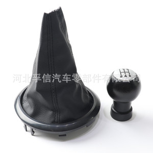 Pommeau de levier de vitesse avec couvercle anti-poussière, pour Suzuki Alto Alfa Romeo GT 56 vitesses, plastique PU noir - Product Image 4