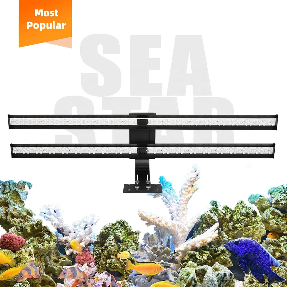 Usa magazzino luce di lusso acquario di pesce soggiorno blu reale luce acquario a basso costo marino Led luce acquario con il prezzo a buon mercato