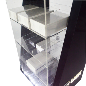 Nhà Máy ODM/OEM Acrylic pro-tank Rack hiển thị điện tử Atomizer Tủ hiển thị LED hiển thị ánh sáng đứng - Product Image 5