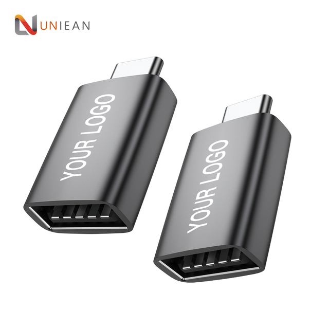 UNIEAN Factory Wholesale 3.0 Usb C OTG Usb C to a 5Gbps Otg Adapter Converter 3.2 Type C Usb Fast Charging for iphone Macbook