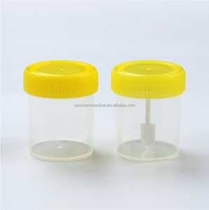 ภาชนะเก็บปัสสาวะแบบใช้แล้วทิ้งภาชนะใส่อุจจาระถ้วยตัวอย่างปัสสาวะถ้วยอุจจาระภาชนะบรรจุปัสสาวะขนาด60มล. 100มล. 120มล. - Product Image 6