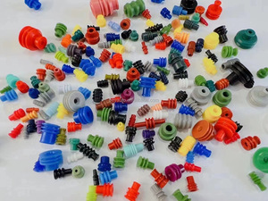 7165-1312 Pin recto vaina conector automotriz tapón de sellado de silicona sello de alambre único de goma para arnés automotriz - Product Image 6