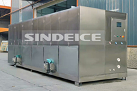Nouvelle arrivée, machine à glace carrée de 10 tonnes, machine à glace en cubes automatique industrielle pour usine de glace