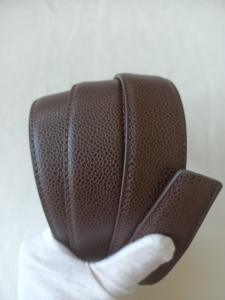 2024 Nieuwe Ontwerp Custom Logo Automatische Ratelgesp Western Echt Lederen Riem Voor Mannen 100% Echt Leer - Product Image 3