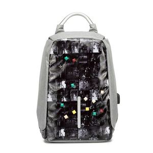 Bearky bolsa personalizada de fábrica de Nylon impermeable de 15 pulgadas <span class=keywords><strong>Anti</strong></span> robo conector USB portátil mochila - Product Image 5