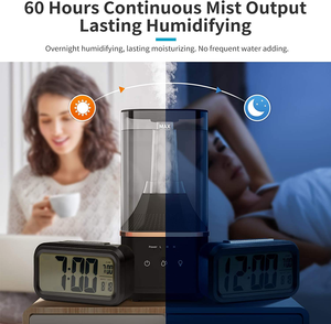 MERCA Máy Tạo Ẩm Không Khí Siêu Âm 2 Trong 1 Cho Gia Đình Có Đèn LED 4,5L Tùy Chỉnh - Product Image 5