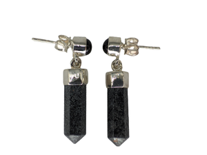 Pendientes de Ónix Negro y Turmalina Negra Hechos a Mano al por Mayor, Joyería de Piedras Preciosas de Plata de Ley 925, Elegantes Pendientes Colgantes para Mujer - Product Image 4