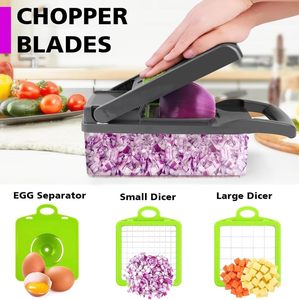 14 in 1 Portable Manual Fruit <b>Vegetable</b> Cutter Onion Dicer Veggie Slicer Kitchen Accessories Tools <b>Vegetable</b> Slicer - Product Image 5