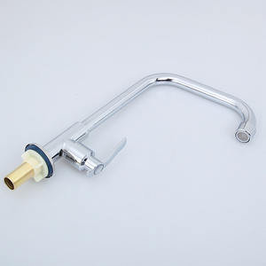 Grifo de Cocina Moderno de un Solo Orificio, Cromado, de Aleación de Zinc, Grifo de Agua Fría, Montado en Cubierta, de Latón, con Cerámica, Gran Venta en Sudamérica - Product Image 4