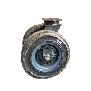 16 Zoll 22 Zoll drehbare Versand behälter Rollen <span class=keywords><strong>9</strong></span> Tonnen aufblasbare Gummi räder Versand behälter Mobile Räder - Product Image 2