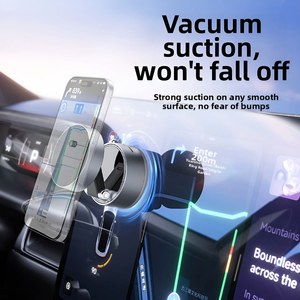Support de téléphone magnétique pliable pour voiture à aspiration sous vide A3 360 °   Rotation 200 % plus résistante, fermeté accrue, sans résidus, stable et sûre pour la conduite automobile - Product Image 5