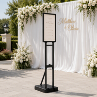 Nouvel Arrivage Support de Luxe pour Affiches en Carton KT en Fer pour Mariages et Événements