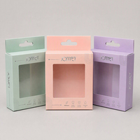 Boîte en papier de luxe personnalisée avec logo sur mesure, fenêtre et trou de suspension pour produits pour bébés et soins de la peau – Usine de production tout-en-un.