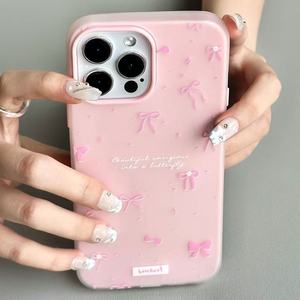 Semplice custodia per telefono in Tpu a forma di gelatina con fiocco <span class=keywords><strong>rosa</strong></span> alla moda per <span class=keywords><strong>iPhone</strong></span> 16 15 14 <span class=keywords><strong>13</strong></span> 12 17 <span class=keywords><strong>Cover</strong></span> per frase lunga in inglese <span class=keywords><strong>Max</strong></span> - Product Image 4