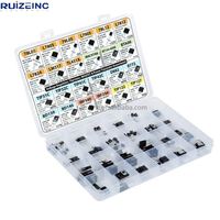 82 pièces 24 types de thyristors à transistors de puissance et de kit de classification de régulateur de tension