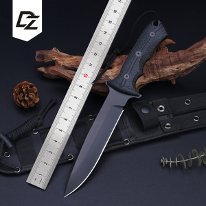 Cuchillo Táctico Multifuncional de Acero Inoxidable 2023 para Camping y Caza, Hoja Fija, Punta Caída, Mango de Plástico, DIY OEM/ODM - Product Image 1