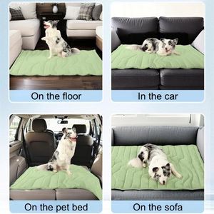 Pet Cooling <b>Mat</b> Luxury Modern Solid Soft Cooling Dog <b>Cat</b> Pad Dutch Velvet Quilted Eco-Friendly Washable Anti-Slip Breathable - Product Image 6