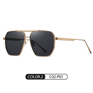 Gafas <span class=keywords><strong>de</strong></span> sol polarizadas <span class=keywords><strong>de</strong></span> lujo para hombre, <span class=keywords><strong>lentes</strong></span> <span class=keywords><strong>de</strong></span> sol polarizadas <span class=keywords><strong>de</strong></span> Estilo Vintage polígono, <span class=keywords><strong>2022</strong></span> - Product Image 3