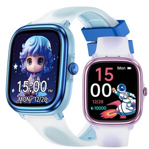 Montre connectée pour enfants HT40, fréquence cardiaque, compteur de pas, musique locale, jeux multiples, livre d'histoires, étanche en profondeur, montre-bracelet pour enfants - Product Image 1