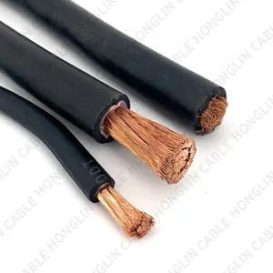 Venta directa de fábrica multi alta calidad 16MM 25MM 50MM2 95MM2 120MM2 150MM 350MM Cable de soldadura flexible de cobre