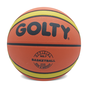 Ballon de basket-ball GOLTY GBR-1013, taille <span class=keywords><strong>7</strong></span>, poids 580-620 g et circonférence 750-780 mm, en caoutchouc pour extérieur et intérieur - Product Image 1