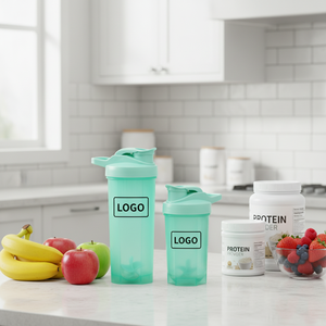 Custom Logo 700ml Shaker Bottles with Leakproof Lid New Promotion for Gym Enthusiasts <strong>Plastic</strong> <strong>Drinkware</strong> for Protein Mixing - Product Image 4