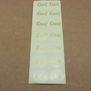 Etiquetas adhesivas de papel de aluminio de oro rosa con logotipo redondo, Kraft pegatina de pared, libro, etiqueta de Jeans para niños para tarros de miel - Product Image 4