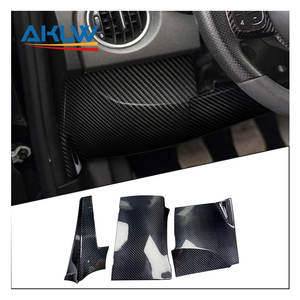 Cubierta Decorativa Inferior para Volante, Fibra de Carbono, Accesorios Interiores para Fiat <span class=keywords><strong>500</strong></span> de 2007 a 2015, Gran Venta - Product Image 1