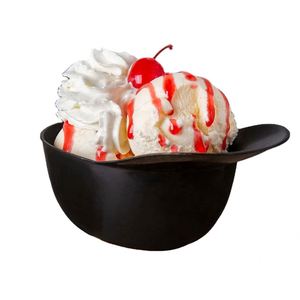 Bol à glace en forme de casque de baseball personnalisé de 8 oz en PP, coloré, en plastique écologique, contenants alimentaires - Product Image 3