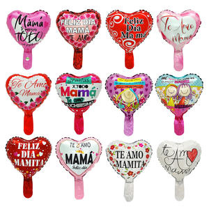 Globos Españoles en Forma de Corazón de 10 Pulgadas con la Frase 'Te Amo Mamá' para el Día de la Madre, Fiestas de Cumpleaños, Decoraciones para el Día de San Valentín - Product Image 2