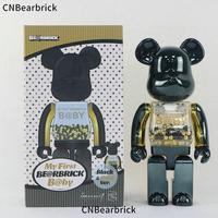 Édition haute Bearbrick 400% 28cm, bloc ours poupée ours violente décoration jouet mobile ABS figurine ours jouet Bearbrick