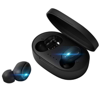 Mini TWS Écouteurs LED Indicateur de Batterie 200mAh Type-C Rechargeable Double Microphone Sport Écouteur JL Chipset Sports
