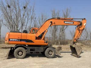 Excavadoras de Segunda Mano Originales de Corea, 21 Toneladas, Dh210 210W, Excavadora de Ruedas en Venta, Usada, con Neumáticos, Doosan Dh210w-7 - Product Image 6