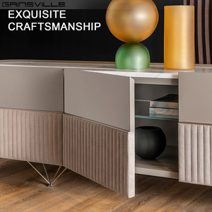 Meuble <span class=keywords><strong>TV</strong></span> flottant avec plateau en marbre, meuble de maison, meuble <span class=keywords><strong>TV</strong></span> moderne de luxe italien pour salon - Product Image 4