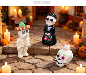 Nuevas Figuras Decorativas de Resina para Halloween, Miniaturas de Diablo y Hombre de las Trevas, Accesorios de Decoración para Micro Paisajes DIY - Product Image 6