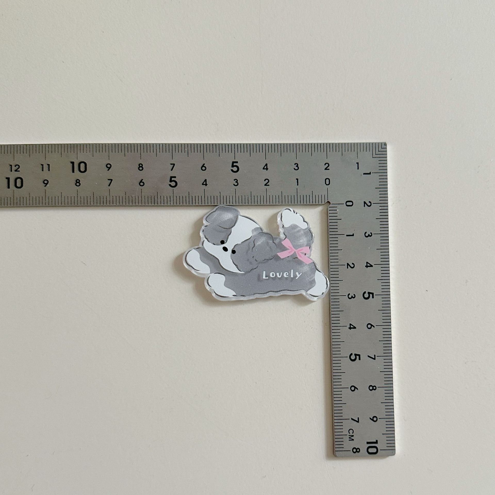 Gray puppy-accessories