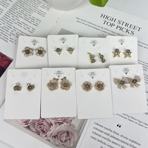 Boucles d'oreilles clous en labradorite naturelle chatoyante personnalisées, plaquées or 18 carats, style bohème, pour femmes, fiançailles, vente chaude - Product Image 3