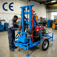 Fournisseur chinois – Nouvelle mini-sondeuse hydraulique diesel pour puits d'eau et mines, vente directe usine, portée max. 150 m, avec moteur