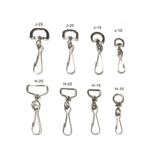 Lanyard accessories metal J hook