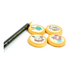 أقلام تلوين طعام 10 قطع أقلام كتابة ثنائية الأوجه للأطعمة قلم صالح للأكل لتزيين الكعك