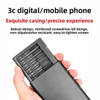 Jeu de tournevis de précision 28 en 1, embouts longs de 45 mm, magnétiques, kit de réparation pour trous profonds, couple élevé, poignée ergonomique en acier, pour bricolage, ordinateur portable, téléphone