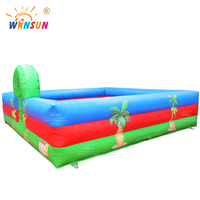 WINSUN CE Pista de Obstáculos Inflable de Espuma, Sin Plomo, Resistente al Fuego, Impermeable, de PVC, Juego Deportivo al Aire Libre para Niños y Adultos a Partir de 5 Años