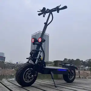 13Inch Big Wheel Fast Speed 50 Mp Scooter Electric Bike E Scooter 100Km Long Range 5600W Dual Motor Adult 60V Electric Scooter