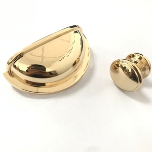 <strong>Cabinet</strong> Fittings Kitchen Door Zinc Alloy Brass Golden 3inch <strong>Shell</strong> <strong>Handle</strong> <strong>Pull</strong> - Product Image 6