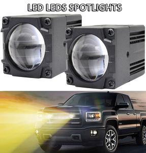 Nouvelle Arrivée - Phare LED Externe Dissimulé pour Calandre de Voiture, Double Couleur, pour Bronco Tout-Terrain, Feu de Brouillard Avant 12V 100W - Product Image 4