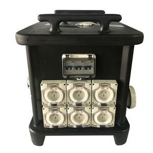 IP67 ポータブル 3+相 プラスチック製 ポータブルステージ 防水 電源分配盤 ボックス 電気機器 - Product Image 4