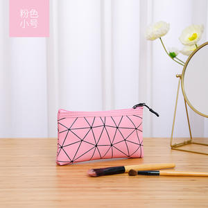 I-0495 <b>Small</b> Size Waterproof PU Makeup <b>Bag</b> with Zipper Portable Storage Toiletry Organizer Travel Pocket Cosmetic <b>Bag</b> - Product Image 4