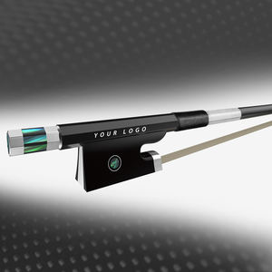 Arco para violonchelo NAOMI, fibra de carbono, agarre de piel de oveja, crin de caballo blanco, arco de carbono YMH CBB105 Abalone Cellist - Product Image 6