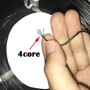 Multi-core Enameled Wire 2 / 3 / 4 / 5 / 6 / 8 / 9 Core Conductor 8/0.08MM Soft Cable PVC Headphone Cable Repair Line